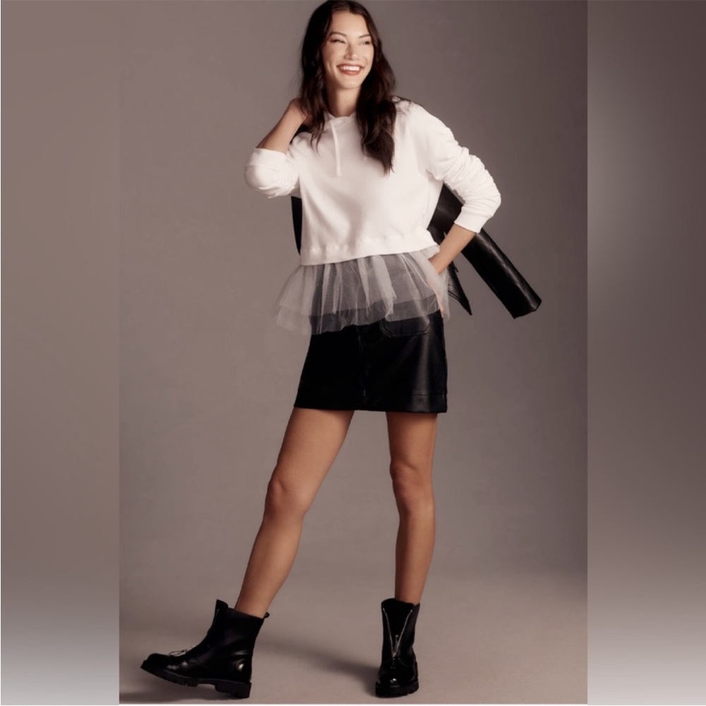 Anthropologie (Pilcro) - Tulle Hoodie